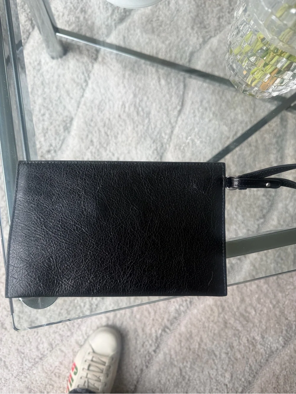 Balenciaga wristlet pouch